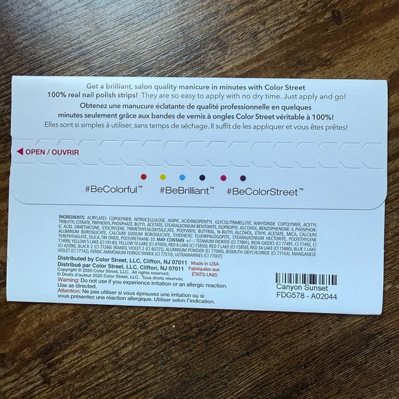 Color Street Nail Polish Strips: Canyon Sunset - Picture 6 of 7